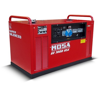 MOSA 7 kVA Benzinli Portatif Kabinli Jeneratör GE7000HSX